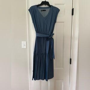 Leslie Fay Chambray Denim Dress
